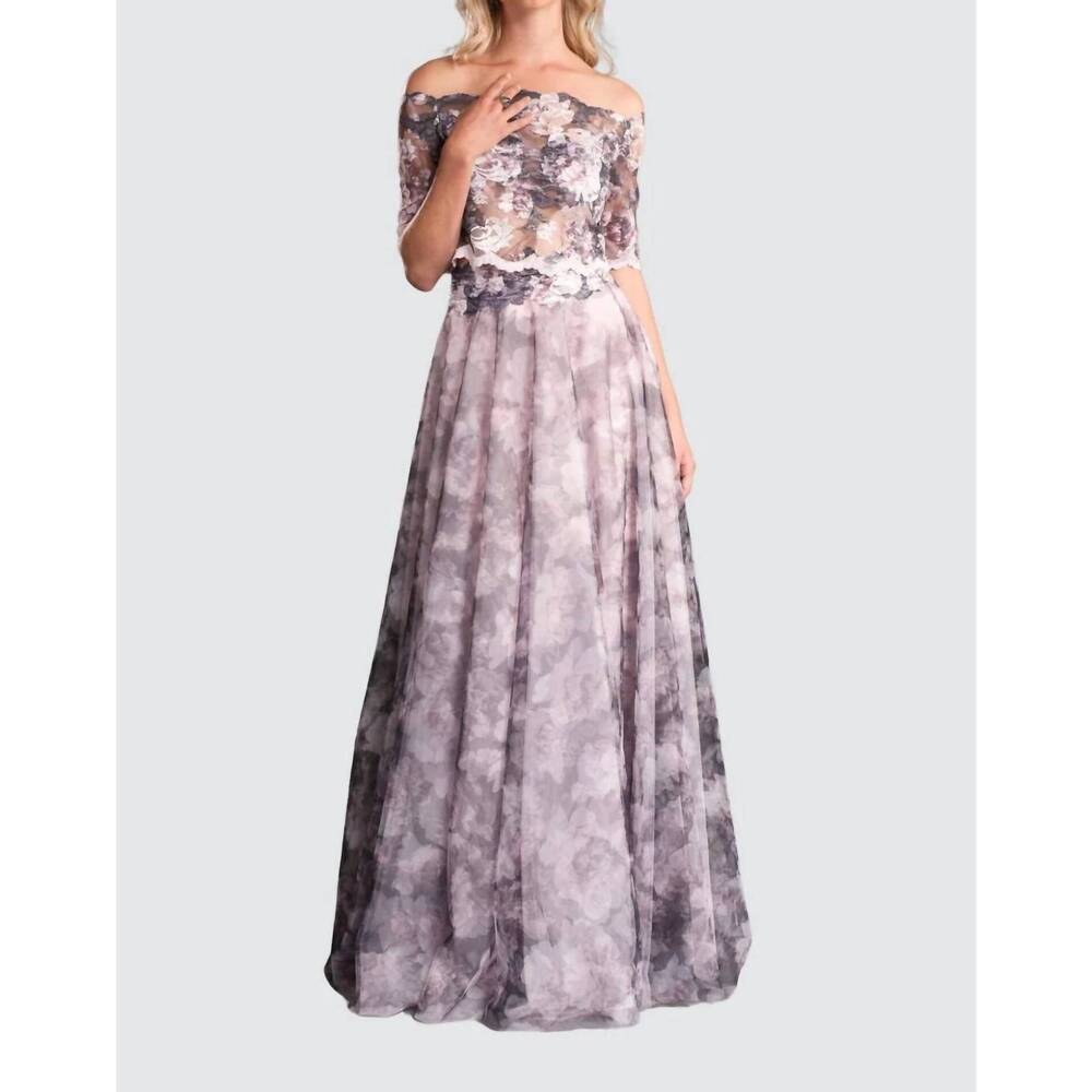 NEW OLVI’S soft tulle midi skirt in shadow rose